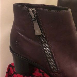 Frye peep toe bootie